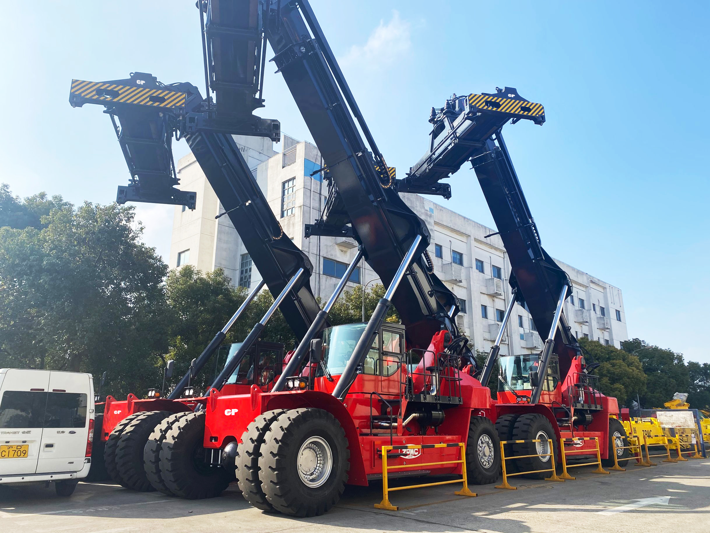 ZR45 Reachtruck-containerstapelaar met accu