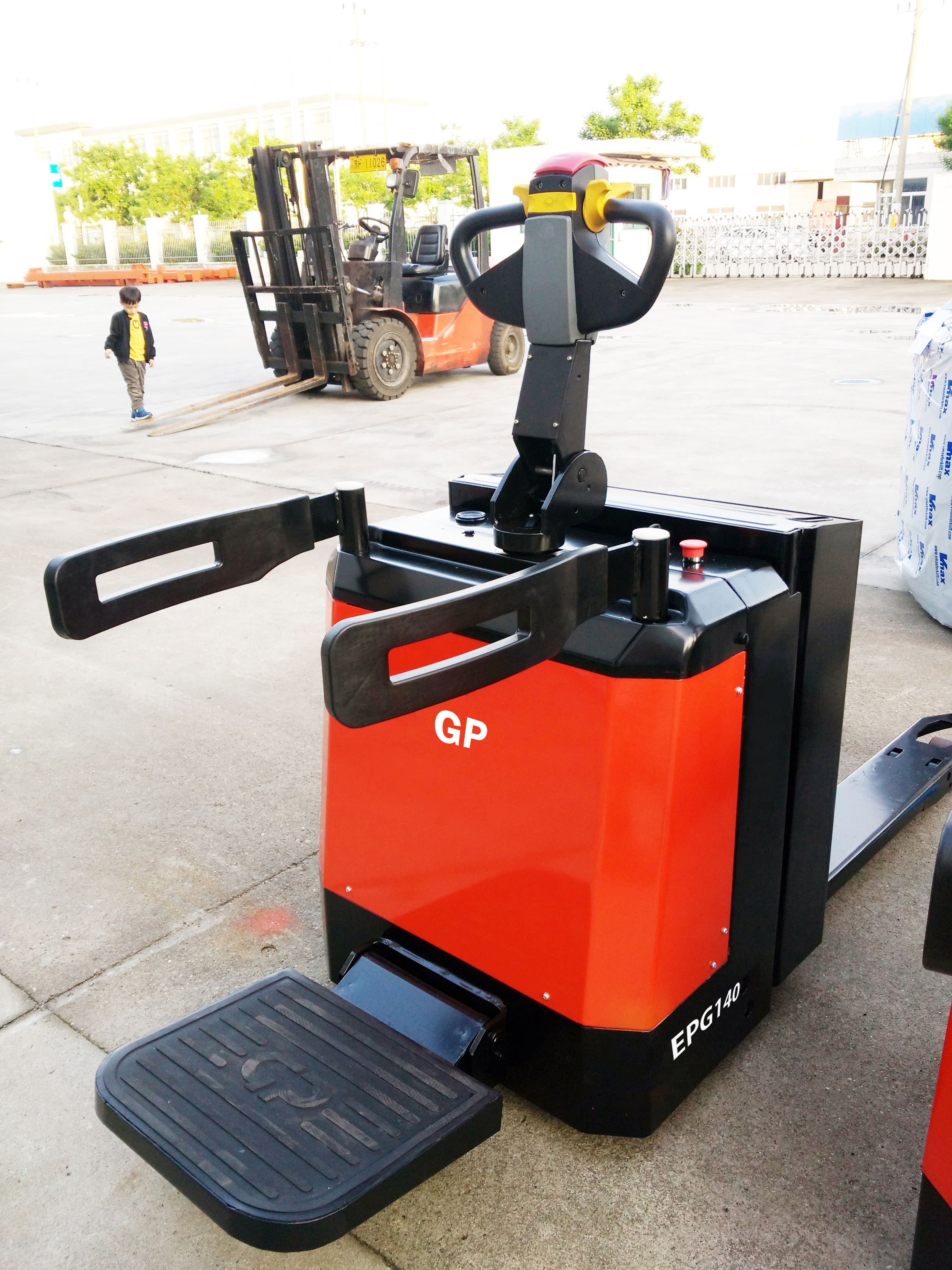 Elektrische pallettruck met een capaciteit van 4 ton