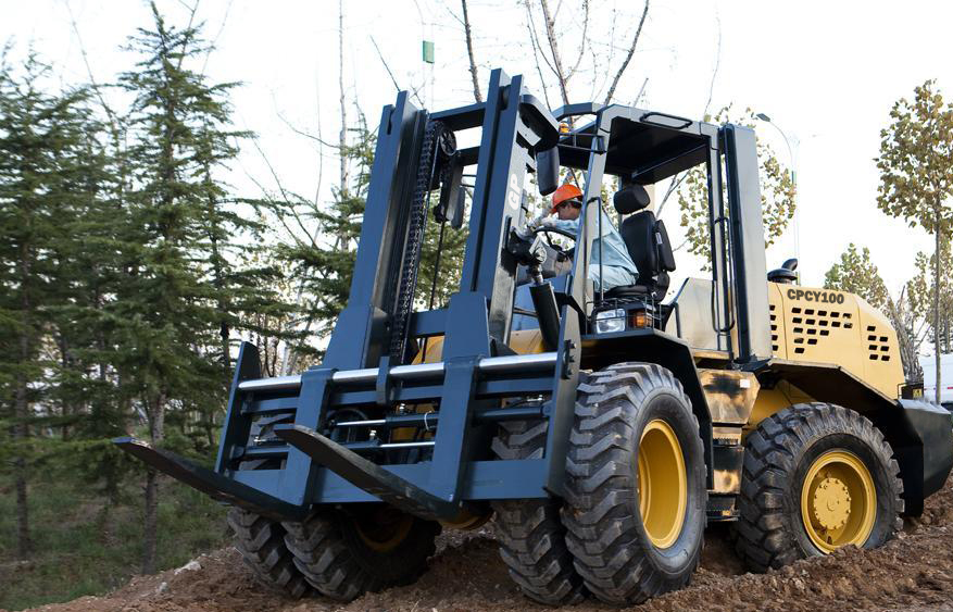 CPCY70 CPCY100 vorkheftruck voor ruw terrein