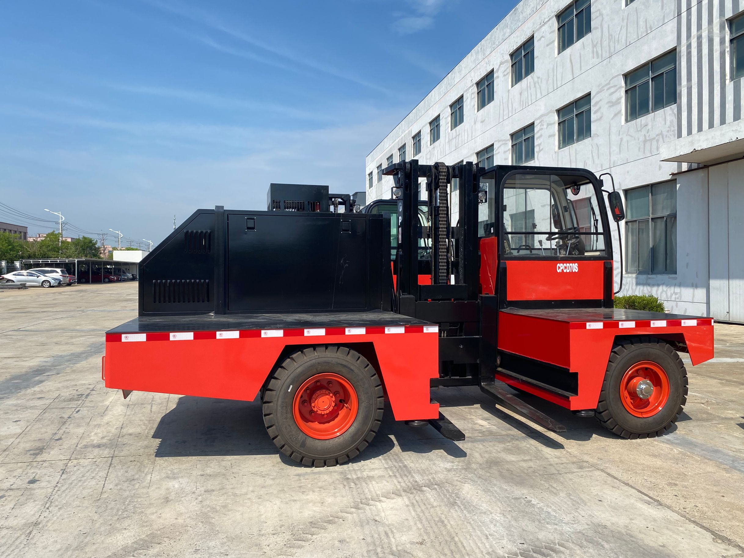  Zware 5-7 ton dieselzijvorkheftruck